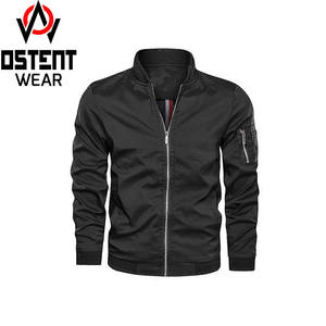 Chaqueta Bomber Personalizada 2024 de Poliéster/Nylon para Hombre y Mujer, al por Mayor, de Lona, Mangas Largas, Cortavientos, Cuello Alto, con Bolsillos - Product Image 3