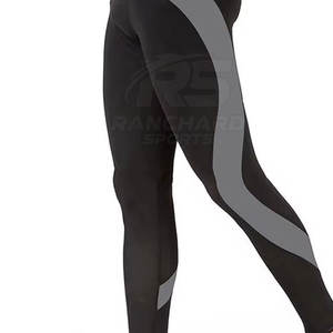 กางเกงออกกำลังกายผู้ชาย กางเกงรัดกล้ามเนื้อสำหรับวิ่ง ยืดหยุ่นสูง กางเกงเลกกิ้งสำหรับฝึกซ้อมฟิตเนส กางเกงรัดกล้ามเนื้อแห้งเร็ว กางเกงเลกกิ้งสำหรับเล่นกีฬา - Product Image 5