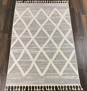 Tapis en polypropylène tissé Jacquard floral turc moderne coussiné ensemble de tapis fabriqué à la machine pour un usage domestique dans la cuisine de la chambre à coucher - Product Image 5