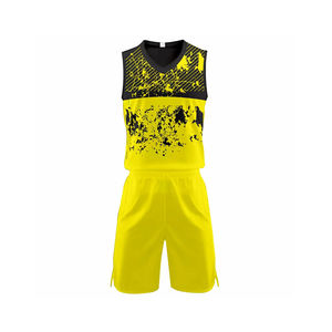 2025 vêtements de basket-ball personnalisés de haute qualité nouveau Design ensemble de shorts en jersey respirant à séchage rapide avec sublimation du nom et du numéro de l'équipe - Product Image 1
