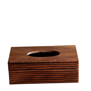 Minimalist White Wood Tissue Box Cover Rectangular Wood <b>Napkin</b> <b>Dispenser</b> Holder for Home Office Decor Easy Refill Design - Product Image 3