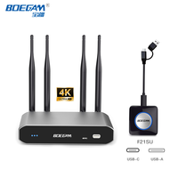 Meilleur système de présentation sans fil 4K pour salles de réunion, compatible BYOM, multi-écrans, AirPlay et Miracast