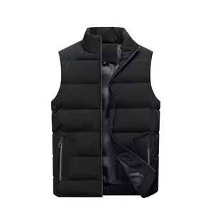 Top tendencia hombres puffer chaleco alto exigente Venta caliente mejor calidad logotipo personalizado material suave diseño Anti-encogimiento chaqueta de invierno - Product Image 1