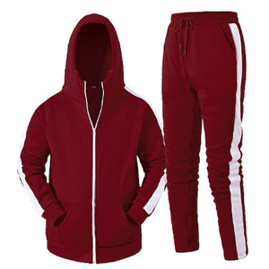 2025 Unisex 100% Cotton Track <b>Suit</b> Breathable Pullover <b>Jogging</b> <b>Suits</b> for Adults Winter Sports Wear Plus Size Option New Arrival - Product Image 4