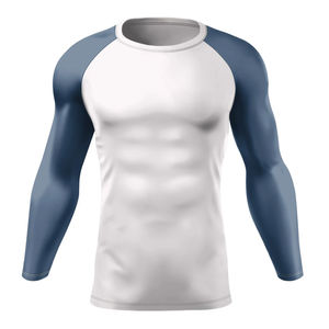 Camiseta de manga corta Rash Guard Surf BJJ Rash Guards Camiseta de compresión de manga corta No Gi Swimming Rash Guard Camisetas para hombres - Product Image 1