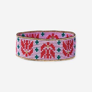 Pulsera ligera de cuentas de semillas de verano con patrones de moda Pulseras bordadas con cuentas de semillas de diseño personalizado para regalos - Product Image 2