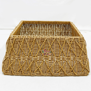 Base décorative tissée à la main pour arbre de Noël en jonc de mer par Artex Dong Thap Holiday Celebration Stand - Product Image 6