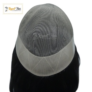 Tupé de pelo Remy indio 100% hecho a mano REGENT superventas para hombres Onda natural y stock recto para venta al por mayor - Product Image 6