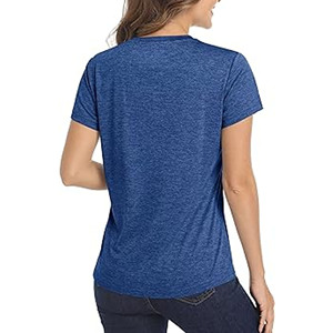 T-shirts à manches courtes slim fit pour femmes, imprimés personnalisés, écologiques, anti-plis, respirants, vente chaude, automne - Product Image 3