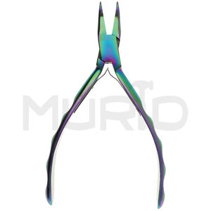 Best Quality Steel Chain <b>Nose</b> <b>Pliers</b> with <b>Bent</b> Rainbow Design Hot Selling for Jewelry Application - Product Image 2
