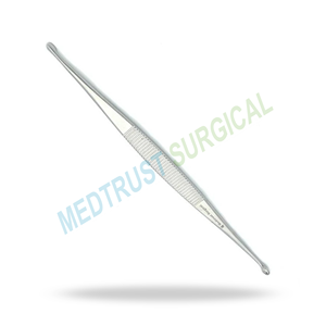 Cureta Volkmann de doble extremo, 5,5 pulgadas (14cm), copas ovaladas, 5mm X 10mm, 6mm X 20mm, instrumentos ortopédicos de acero inoxidable para huesos - Product Image 3