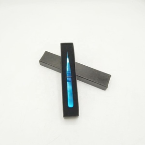 Pince à épiler pour extensions de cils, couleur bleu plasma, pour les experts en extensions de cils, qualité de précision, outils de beauté classiques à prix de gros - Product Image 3