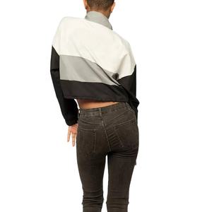 Chaqueta de Nailon de Verano de Alta Calidad para Mujer, Chaqueta Cortavientos con Bloques de Color Personalizados, Tejido Ligero, Impermeable y Cómodo - Product Image 6