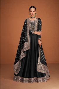 Diwali spécial femmes anarkali robe style indien pakistanais prêt à porter salwar costume robe OEM du Pakistan - Product Image 5