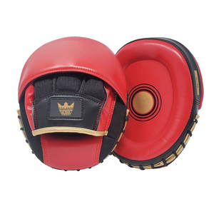 Gants de boxe et de MMA en cuir courbés, à succès, avec absorption de l'humidité, fermeture auto-agrippante, couleurs et tailles personnalisables - Product Image 1