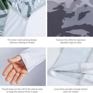 Camisas de Pesca Casuales Unisex con Protección Solar UPF 50+, Tallas Grandes, Transpirables e Impermeables de Alta Calidad, Manga Larga, Diseño Liso - Product Image 5