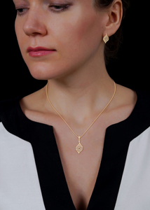 Thanh Lịch Phòng Thí Nghiệm Grown Kim Cương Mặt Dây Chuyền Thiết Cao Cấp Bạc Craftsmanship Tinh Tế Dân tộc Thiết Kế Cho Đám Cưới Đảng Kỷ Niệm - Product Image 4