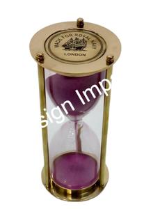 Vente chaude sablier Table en gros sablier décoratif article décoratif dernière vente Base en bois anti-dérapant heure verre cadeaux - Product Image 4