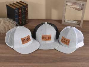 Casquette Snapback Gorras Casquettes de baseball personnalisées 6 panneaux Broderie 3D sur cuir Sports de plein air Unisexe Haute qualité Article OEM ODM - Product Image 3