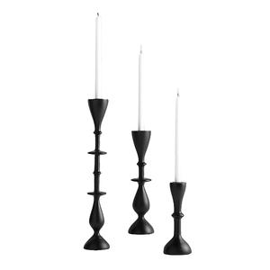 Luxury <b>Black</b> Metal <b>Candlestick</b> Holder Crafted Christmas Party Home Living Room & Wedding Decoration for Candle Stand - Product Image 3
