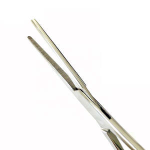 Pince à moustiques pince chirurgicale réutilisable incurvée droite pince à moustiques dentaire en acier inoxydable - Product Image 2