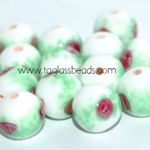 ลูกปัดแก้วรูปโบว์ทรงสี่เหลี่ยมผืนผ้าทำด้วยมือคริสตัลเช็กขนาด25X15มม. สำหรับการทำเครื่องประดับ - Product Image 6