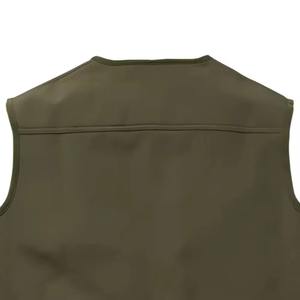 Chaleco de pesca de caza naranja reflectante de alta calidad para chaleco de fotógrafo transpirable al aire libre Chaleco de trabajo de dos colores - Product Image 6