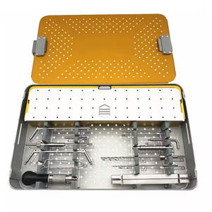 Kit de instrumentos de cirugía veterinaria ortopédica Placa de bloqueo de 2,7mm Instrumentos quirúrgicos de acero inoxidable y titanio - Product Image 1