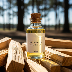 Aceite esencial puro de Palo Santo, grado terapéutico para difusor de aromaterapia, masaje, cuidado de la piel, venta al por mayor, proveedor a granel - Product Image 1