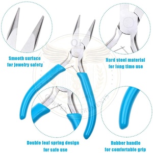 Qorvex Instruments High Quality Stainless Steel Jewelry <b>Nose</b> Plier Precision Pliers for Bending/Shaping Beading Craft Work - Product Image 4