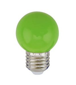 Lámpara esférica LED verde E27 1W (GSC 200605008) - Product Image 1
