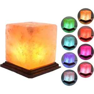 Himalayan Salt Square Shape <b>Mini</b> USB <b>Lamps</b>, Square Shape <b>Mini</b> Usb <b>Lamp</b>, Color Changing USB Himalayan Salt <b>Lamp</b> - Product Image 5