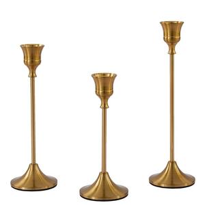 Bougeoir en aluminium portable vintage, élégant, chandelier conique pour décoration de table de Noël à la maison - Product Image 4