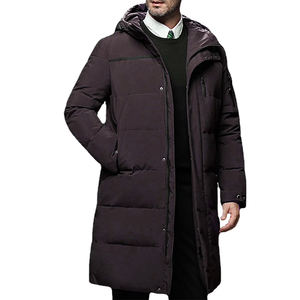 Chaqueta Larga Acolchada Impermeable para Hombre, con Capucha y Cremallera, a Prueba de Viento, Servicio OEM para Adultos - Product Image 3