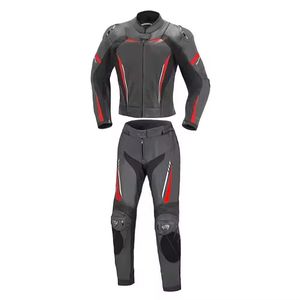 Trajes de Motociclismo de Cuero Personalizados de Alta Calidad para Hombre, Transpirables, con Bloques de Color, Equipo de Protección de 440g para Todas las Temporadas - Product Image 1