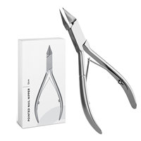Coupe-cuticules en acier inoxydable de haute qualité, extra-affûtés, coupe précise, élimination indolore des cuticules des doigts et des orteils, couleurs personnalisées, logo OEM
