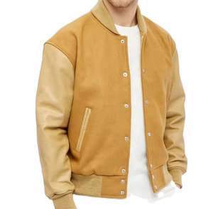 2025 toutes les vestes d'hiver noires pour hommes sur mesure sont des vestes universitaires légères d'automne fabriquées au Pakistan - Product Image 2