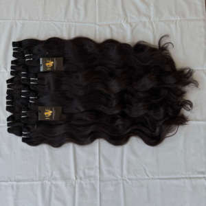มัดผมมนุษย์แบบดิบธรรมชาติผมลอนแบบลอนผมลอนแบบลอนคลื่นลึกแบบ Remy - Product Image 1