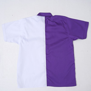 เสื้อเชิ้ตแขนสั้นผ้าลินินสำหรับผู้ชายชุดเดรสทางการเสื้อเชิ้ตผ้าลินินออกแบบได้ตามต้องการ - Product Image 2