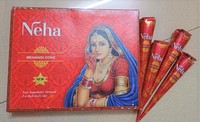 Cône de henné brun naturel Neha, lot de 12 pièces |   25 g chacun