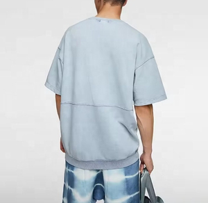 เสื้อยืดผู้ชายพิมพ์ลายแบบย้อนยุคทรงเอเวอร์วีเวตทรงโอเวอร์ไซส์ลายกราฟฟิกแบบย้อนยุค - Product Image 4