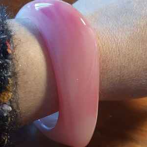 Bleu rouge résine bracelet fait à la main concepteur bracelet demoiselle d'honneur cadeau Unique charmant Bracelet MS artisanat personnalisable taille forme - Product Image 5