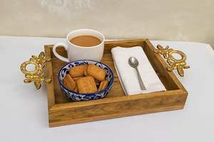 Plateau de service en bois imprimé décoratif pour événements, restauration, salle de bain, style moderne, durable, passe au lave-vaisselle, vaisselle bon marché - Product Image 5