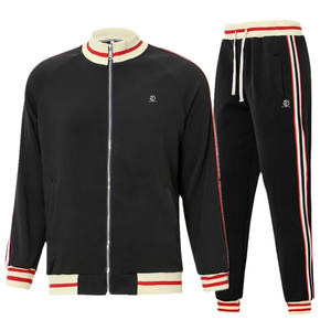 Men's Custom Logo Tech Fleece Track <b>Suit</b> Breathable 2-Piece Hoodie Set Jogging <b>Jacket</b> for Summer Solid Pattern Summer Tracksuits - Product Image 1