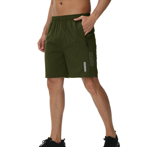 Short de course et d'entraînement de couleur unie écologique pour hommes, pantalon de jogging respirant pour la gym, le fitness, short de sport doux pour la musculation - Product Image 1