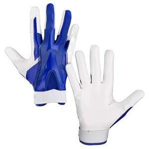 Gants de receveur de football américain en gros, haute qualité, légers, respirants, adhérence antidérapante, paume en silicone collante personnalisée - Product Image 4