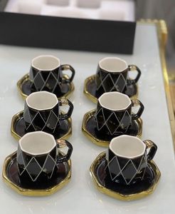 Juego de Té de Lujo Hecho a Mano con Diseño de Animales, Estilo Realista, con Recubrimiento Electrolítico, Juego de Té Árabe Turco de Exportación, Tazas de Té y Platillos Chapados en Oro - Product Image 2