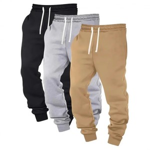 New Custom Casual <b>Canvas</b> <b>Waterproof</b> Eco-Friendly Breathable 100% Cotton Drawstring Closure Outdoor Sweatpants for Men Washed - Product Image 1