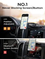 Support de téléphone magnétique pour voiture LISEN, stable, anti-vibration, bras réglable, support pour iPhone 17 16 15 Pro Max, fente pour CD, aérateur