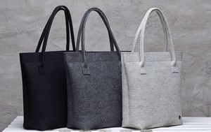 Bolsos de mano de fieltro de gran capacidad ecológicos de primera calidad, diseño plegable duradero y elegante, ligero para uso diario, cierre de cremallera - Product Image 4